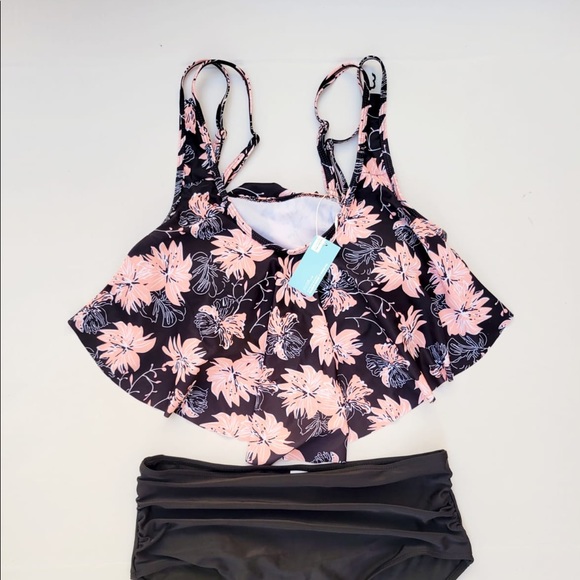 SouqFone Swimsuits for Women Two Piece Bathing Suit Size 2XL - Picture 5 of 9